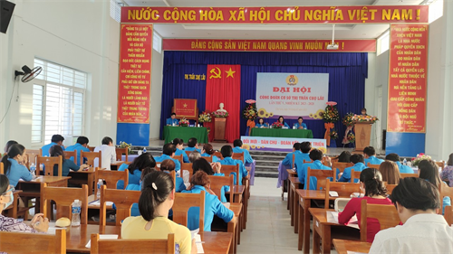 LĐLĐ huyện Bắc Bình tổ chức đại hội điểm công đoàn cơ sở nhiệm kỳ 2023-2028.
